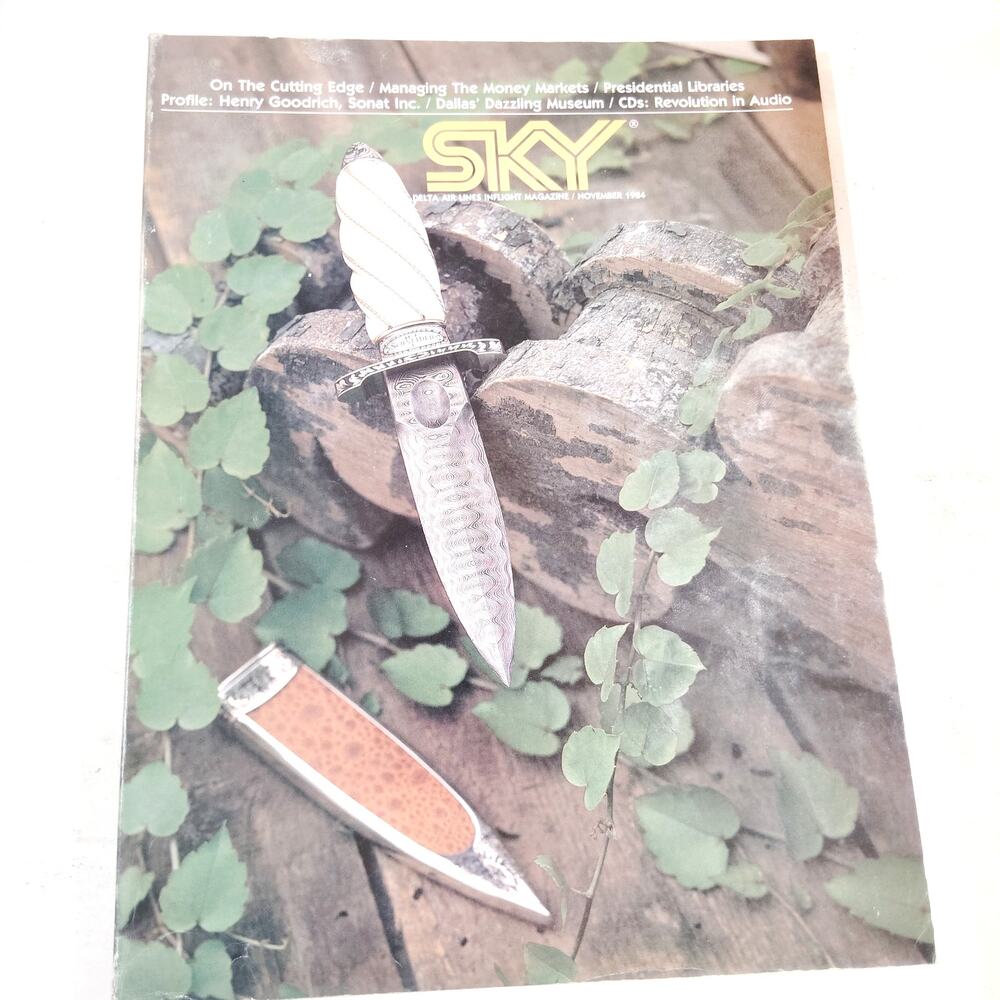 Delta Sky In-Flight Magazine - November 1984 - Collectible Aviation & Travel